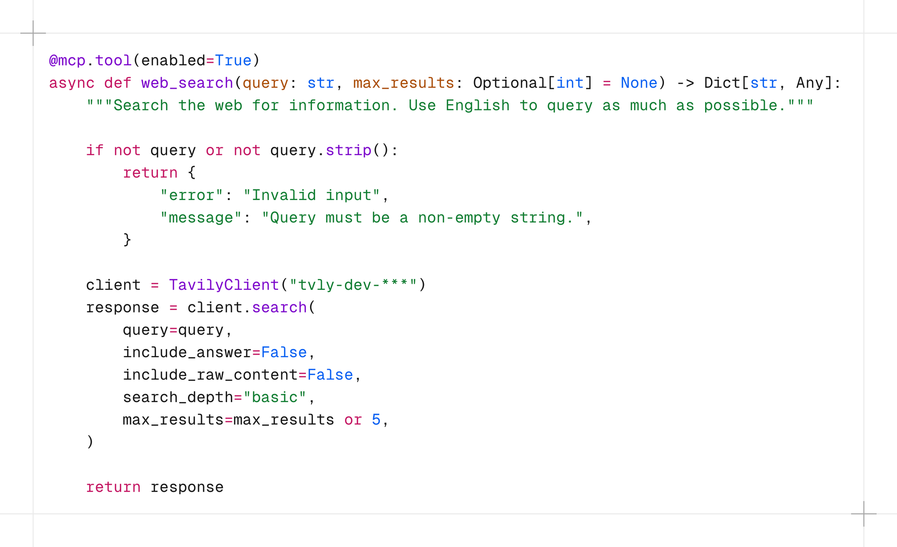 alt:基于Tavily的联网搜索方法